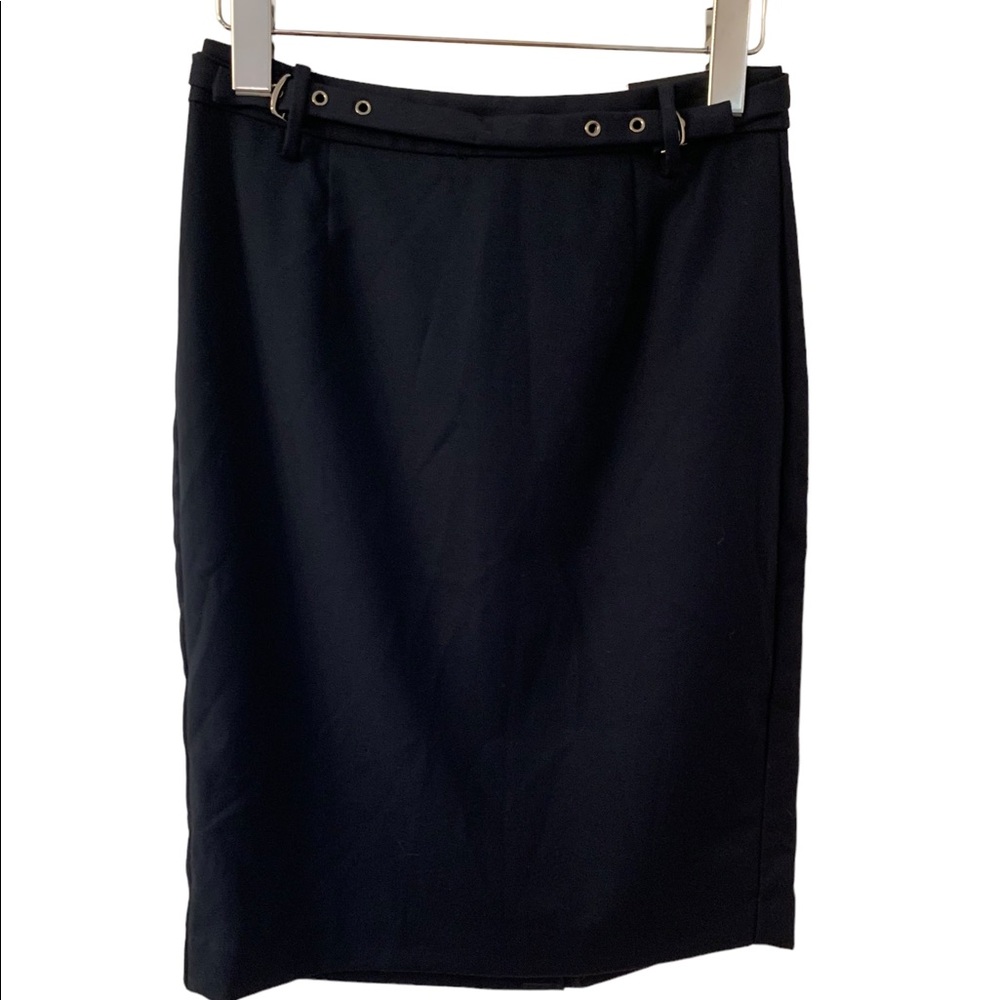 NWT Banana Republic Size 2 Dark Blue Mini Skirt Belted